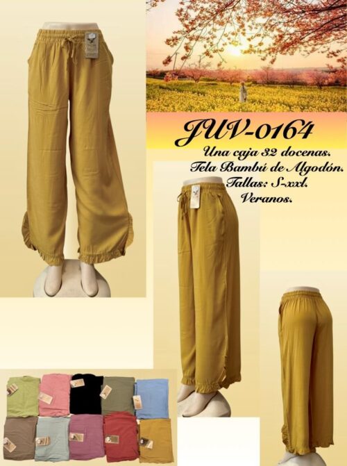 Pantalón Palazo con volados